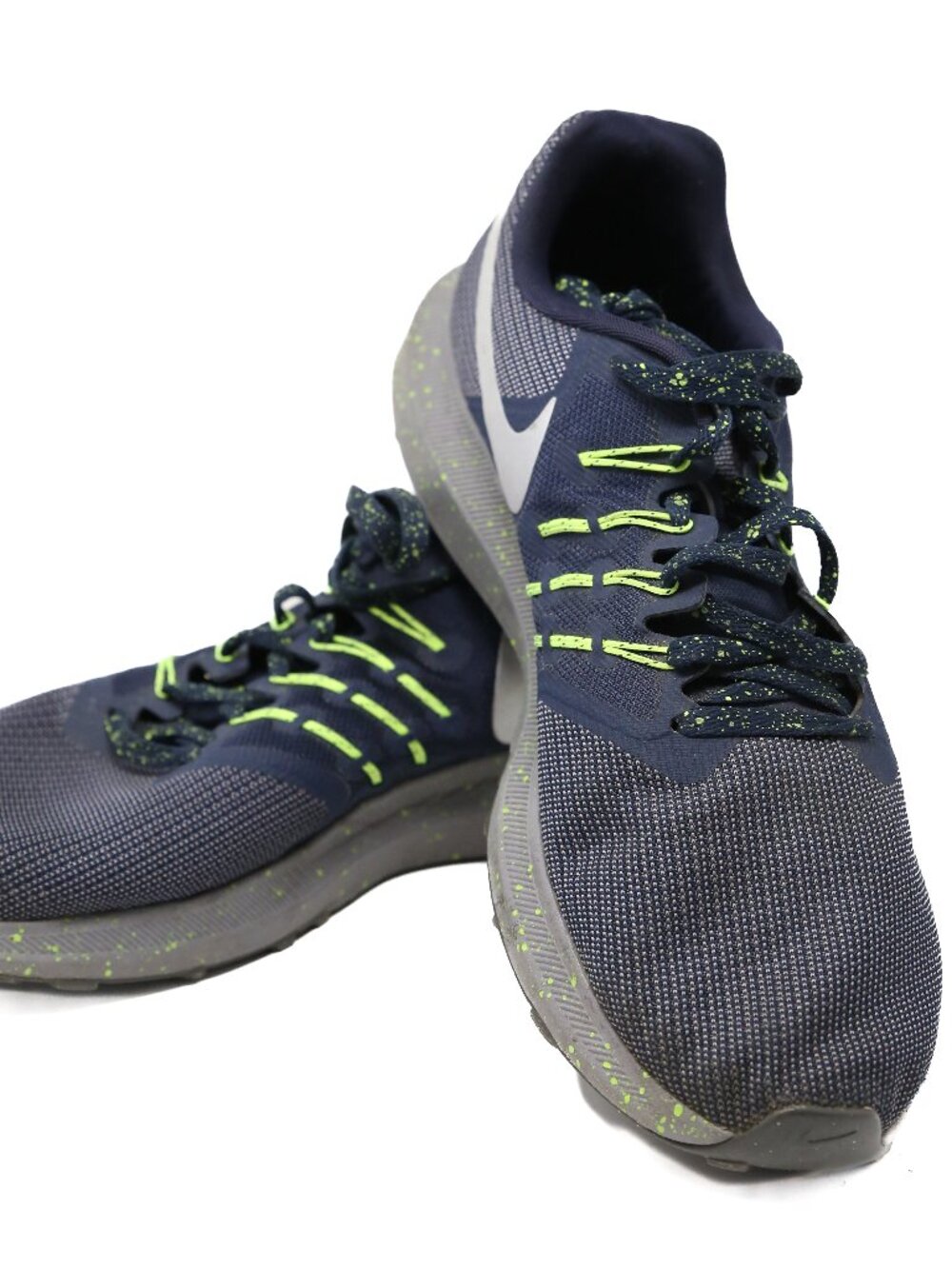 Nike Mens Run Swift Running Walking Shoes Size 13 Blue Yellow Athletic Sneakers